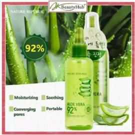 2 X Nature Republic Aloe Vera 92% Soothing Gel Mist - 150ml