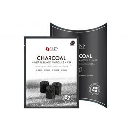 SNP Charcoal Mineral Black Ampoule Mask 25ml*10ea