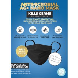 Antimicrobial AG+ Nano Mask